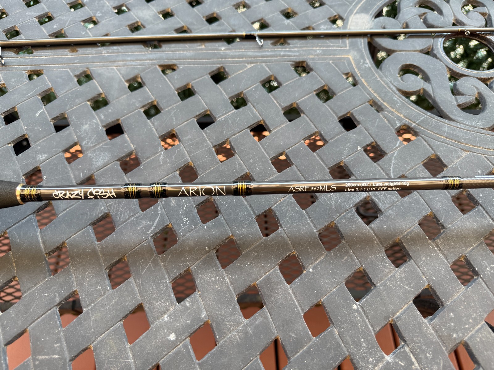 Crazy Fish Arion ASRE862MLS, 8’6″, Med Light, Extra Fast, 0.4-1.0PE, 4-18g, Spin