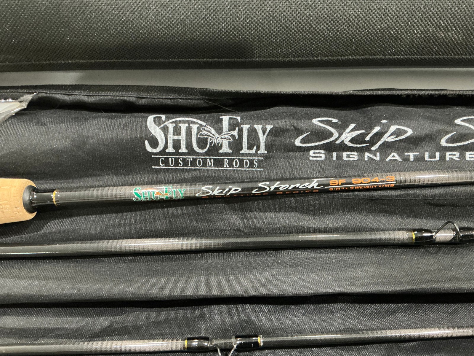 Custom Shu Fly Rod Graphite IM6 904/3 3 weight BEAUTIFUL