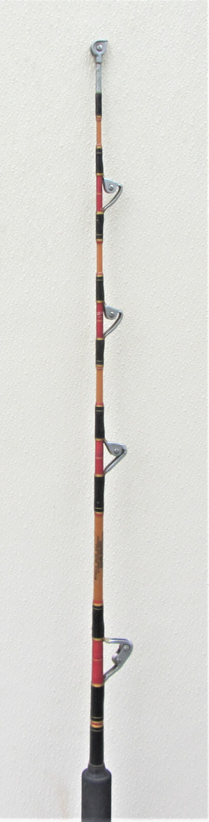 Vtg Sabre Stroker CTS Mini Series Stand Up Roller Guides Fishing Rod 5′ 30-80 lb