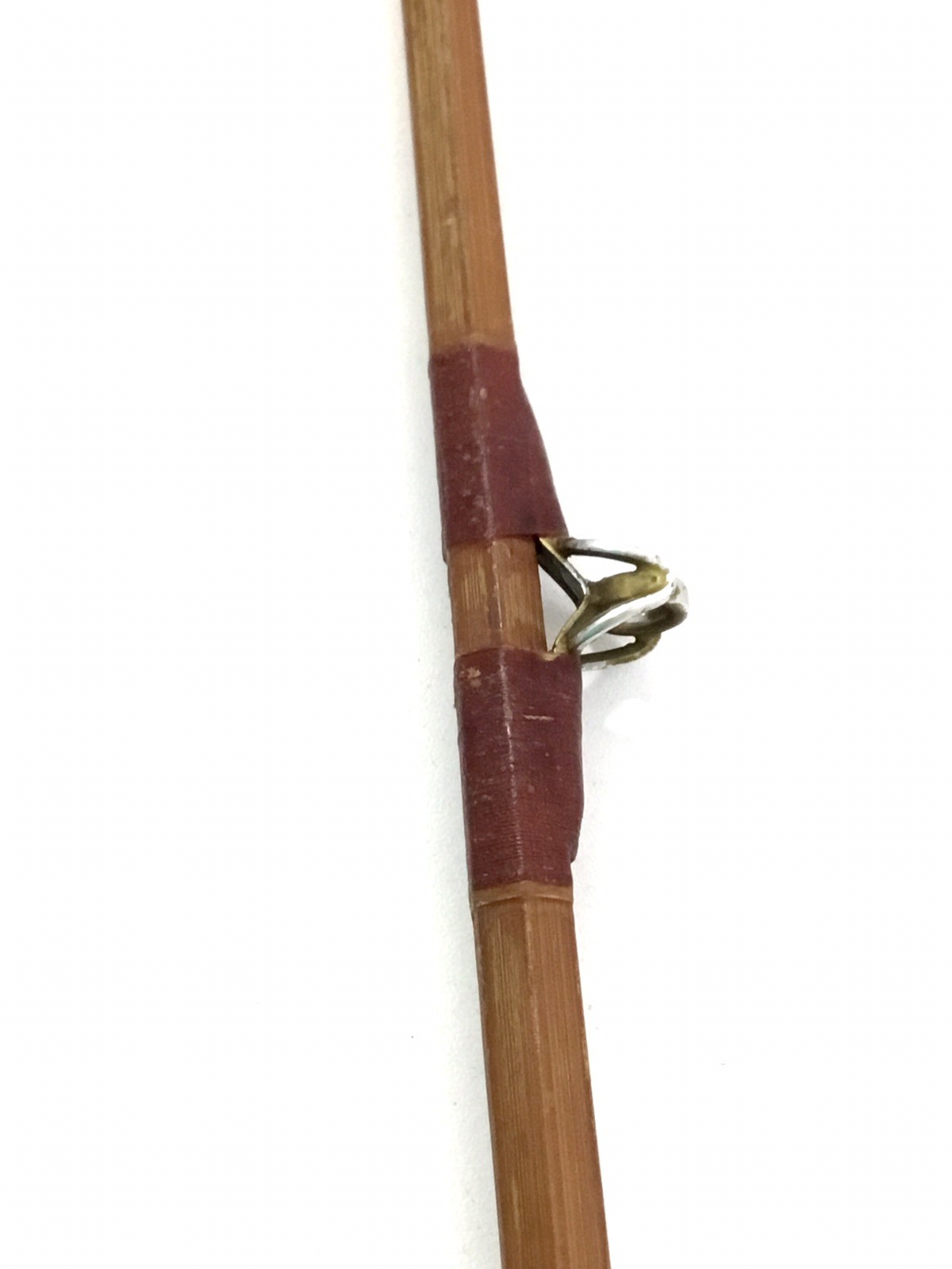 Vintage Montague Bamboo Hexagon 6 ft Boat Rod 1 Piece Heavy Collectible Decor