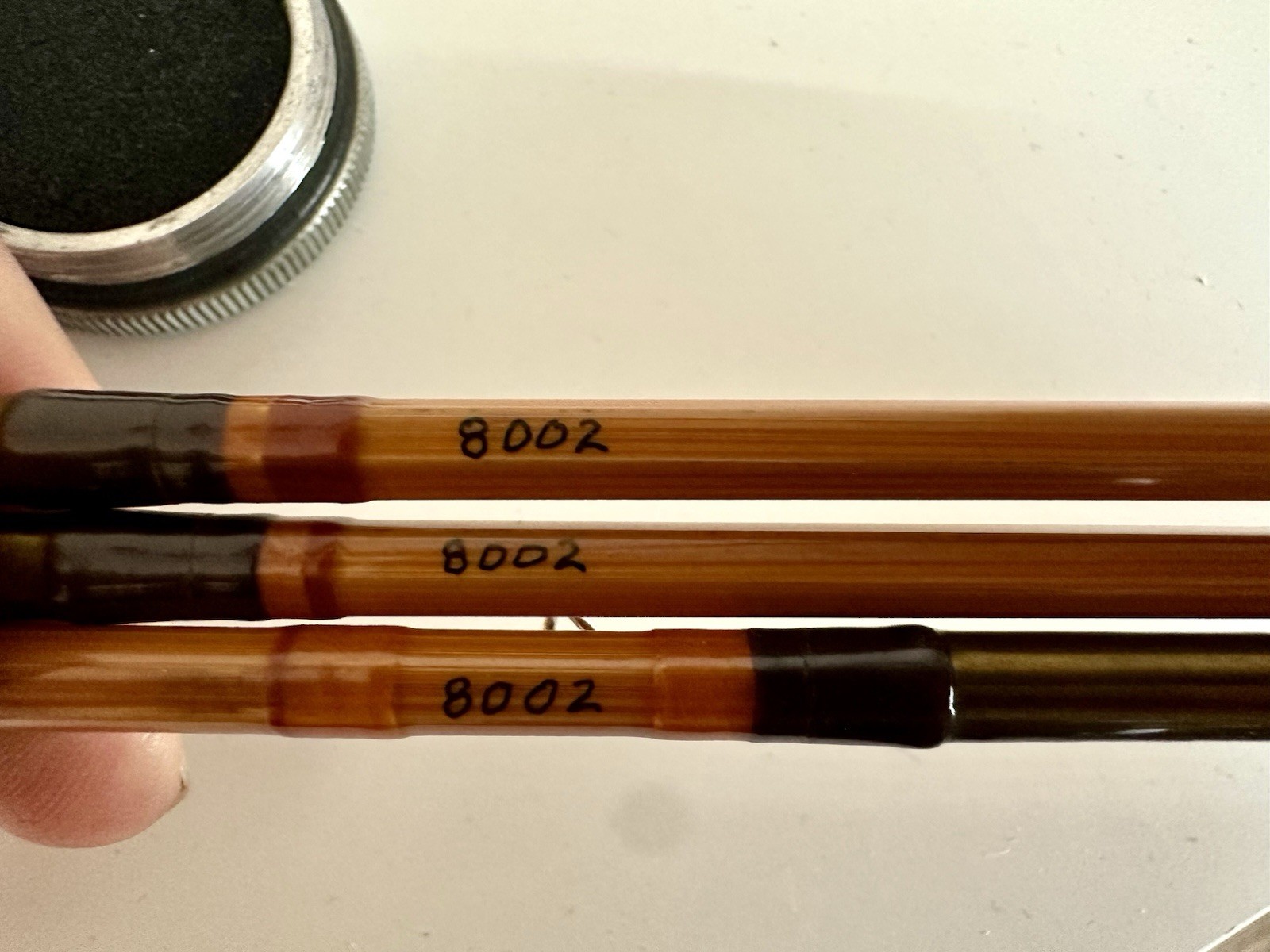 Leon Hanson 7’6” 5wt 2/2 Bamboo Fly Rod – Solid Built
