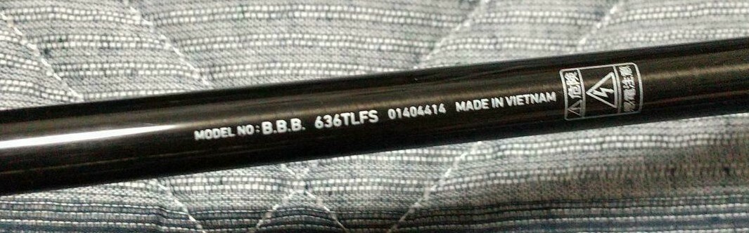 Used 636TLFS DAIWA B.B.B. Bass Rod Spinning Fishing from Japan