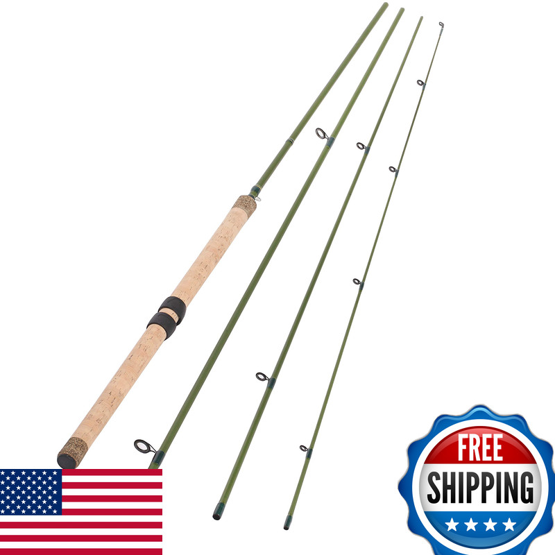 Channelmay 13Ft 4 Pieces Carbon Fiber Sections Centerpin Float Fishing Rod