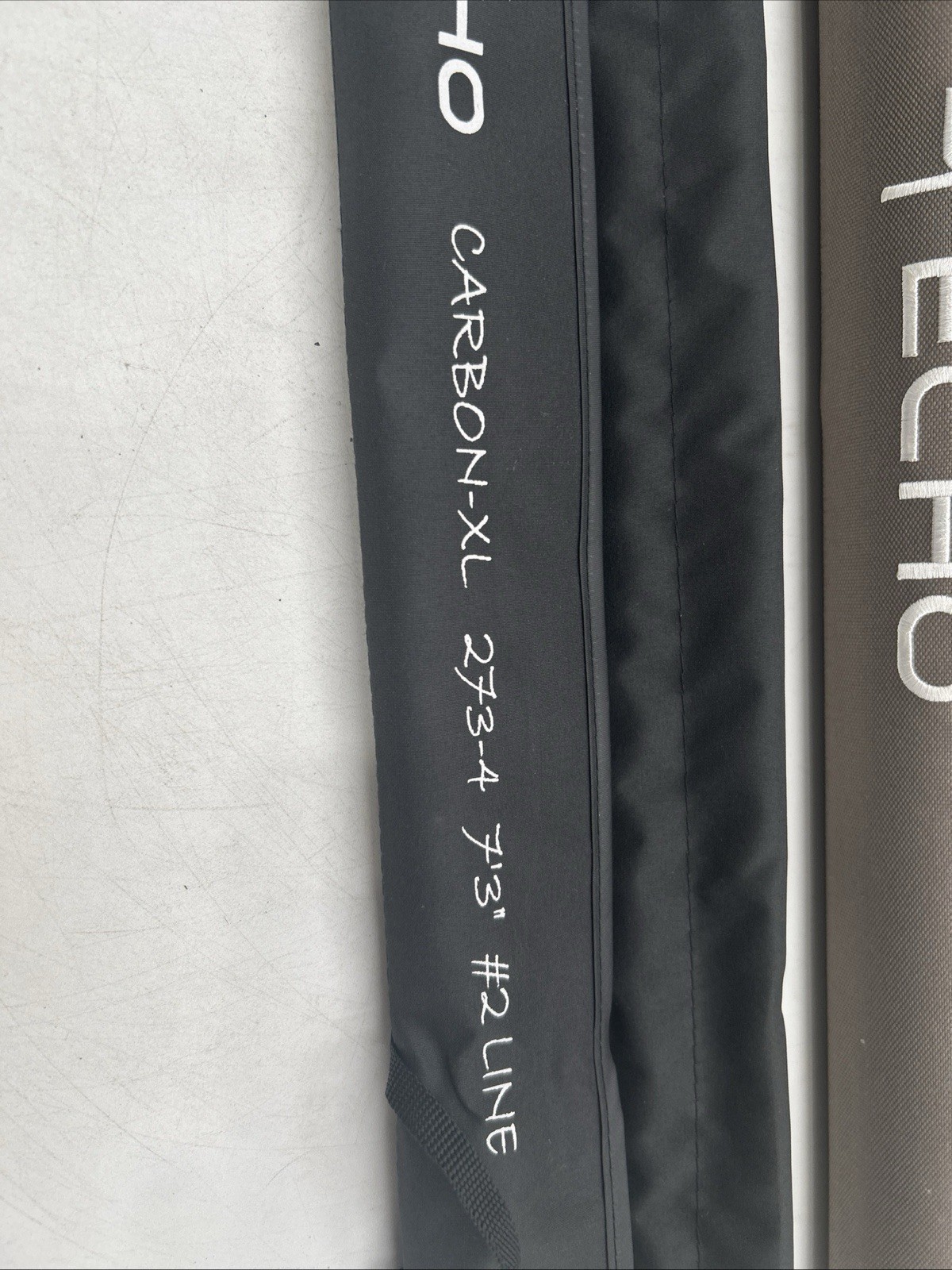 Echo Carbon XL 273-4 Fly Rod – 7’3″ – 2wt – 4pc – Casing Slight Damage, Zipper