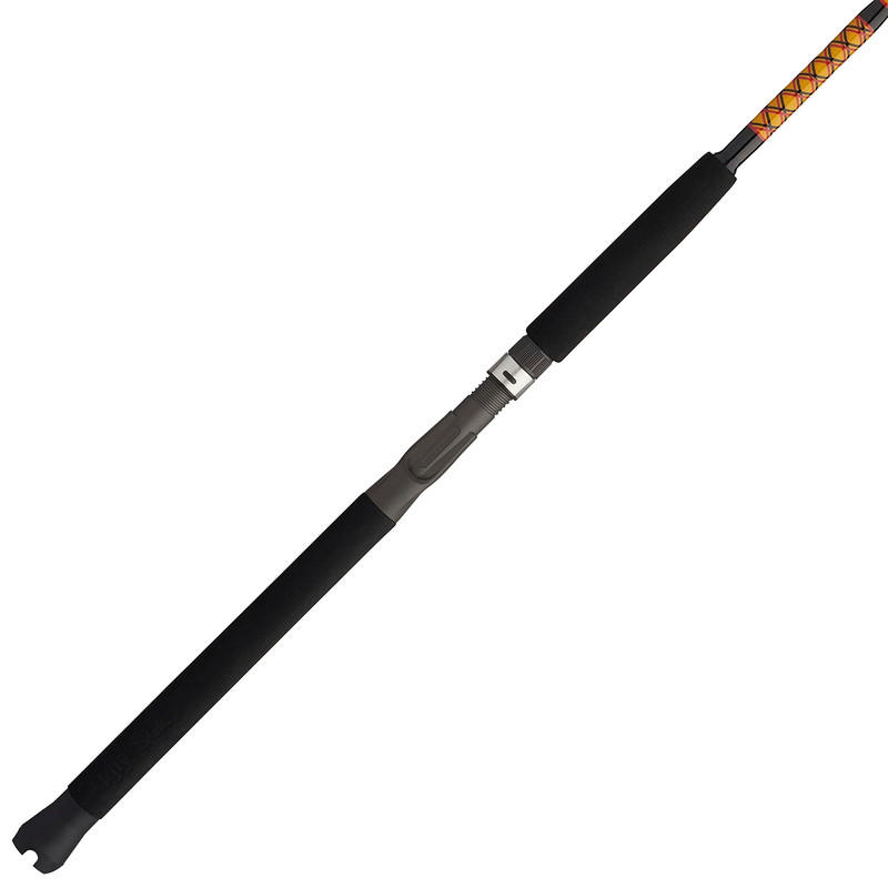 Ugly Stik Bigwater Conventional Fishing Rod Black/Red/Yellow 10 – Heavy –