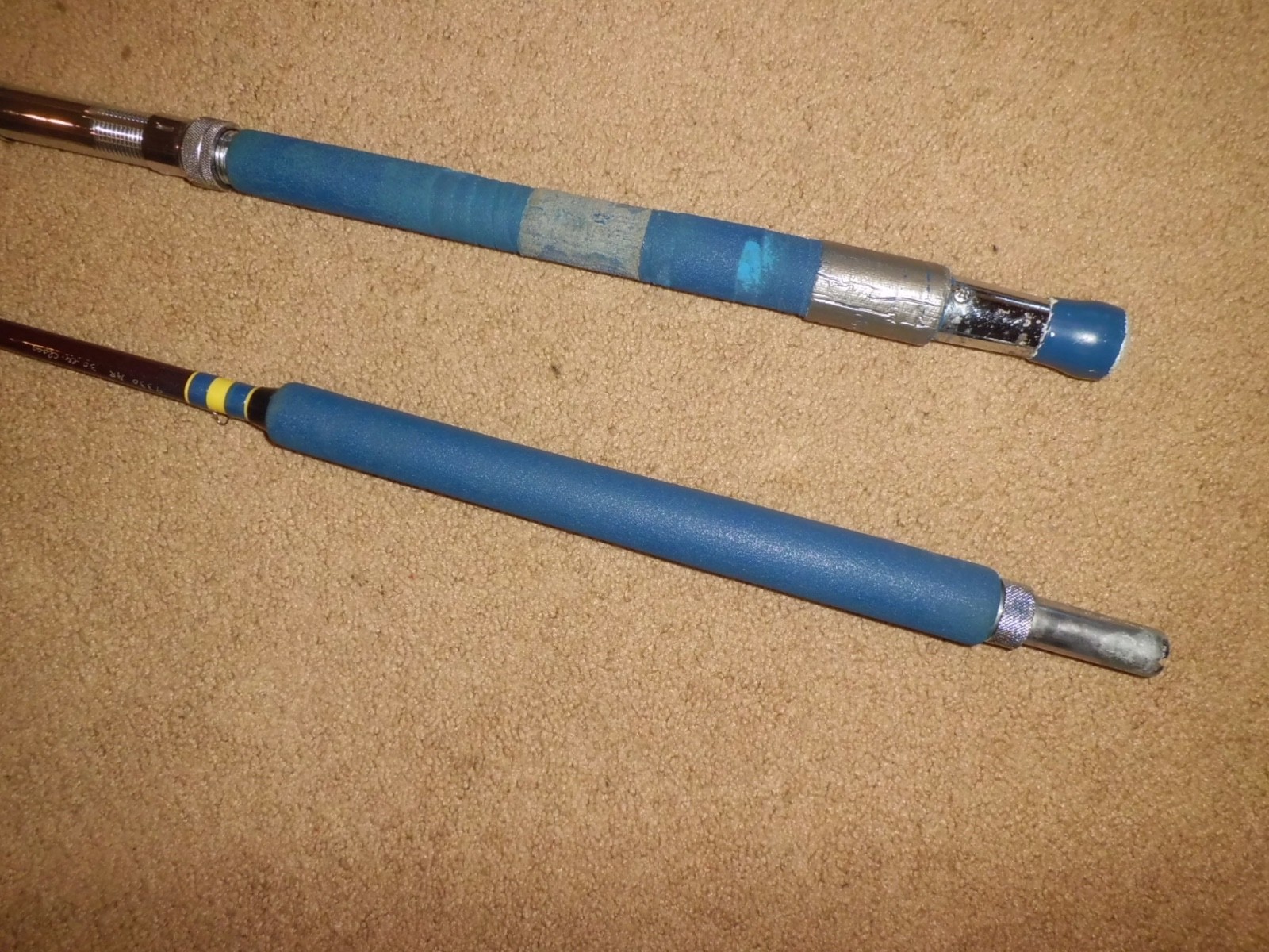 Vintage Custom Silaflex Trolling 7′ Rod made in USA- 30 lb test