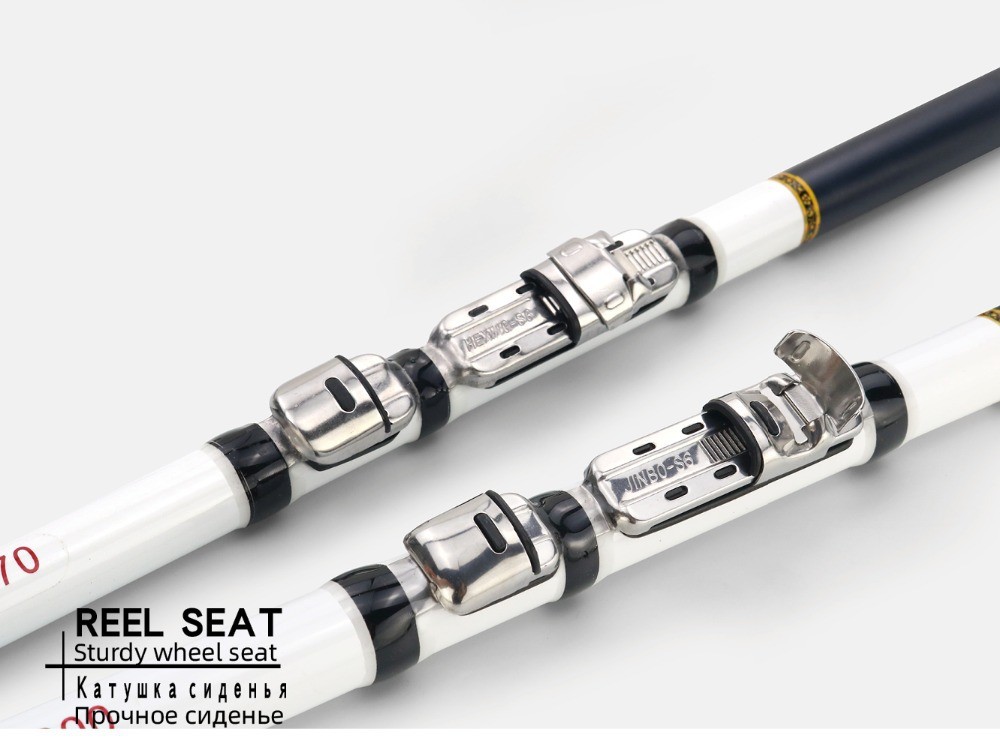 Spinning Rod Rock Fishing Carbon Fiber Mini Telescopic 1.5/1.8/2.1/2.4/2.7/3.0M