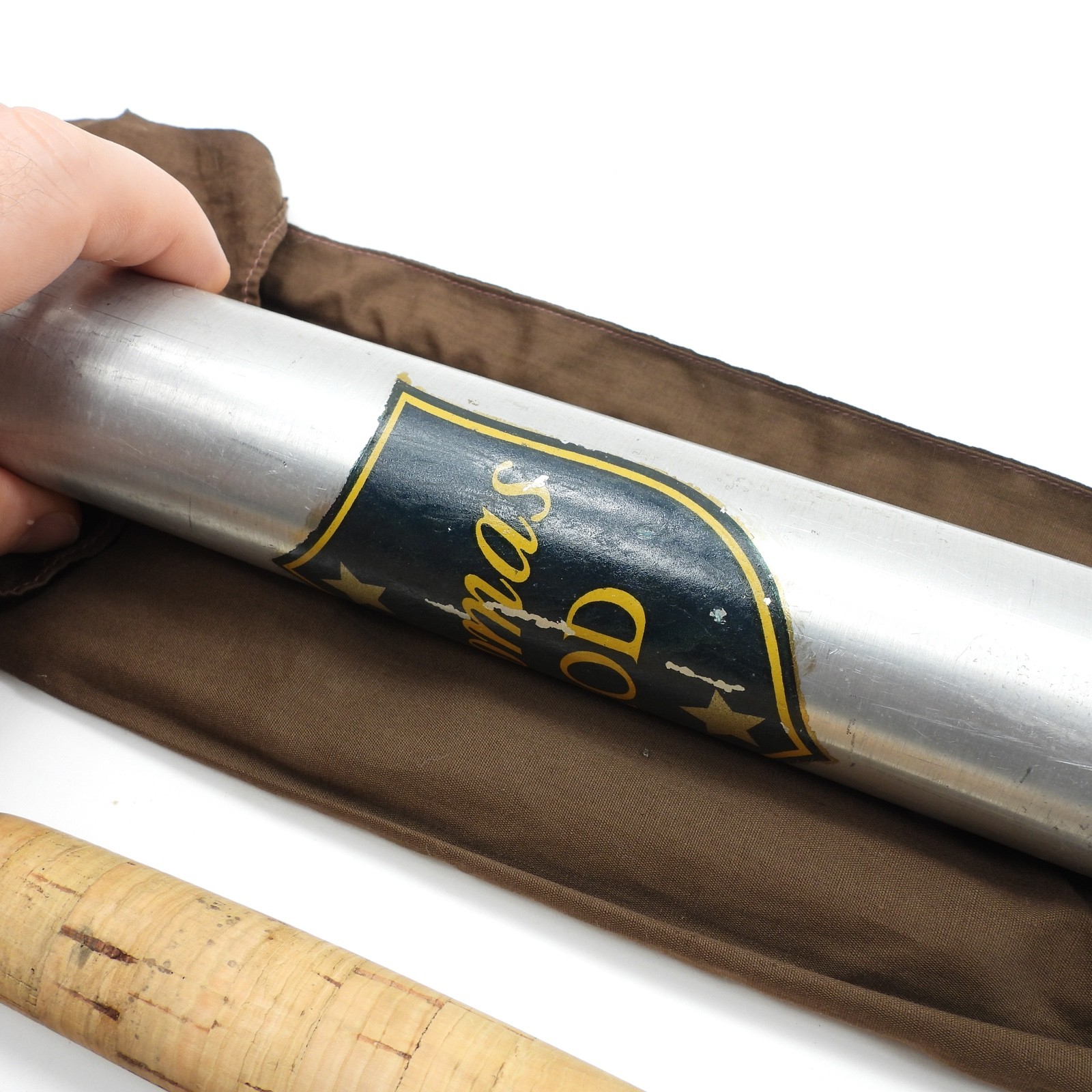 F.E. Thomas “Special” Bamboo Fly Fishing Rod. 8 1/2’. 3/2. W/ Tube & Sock.