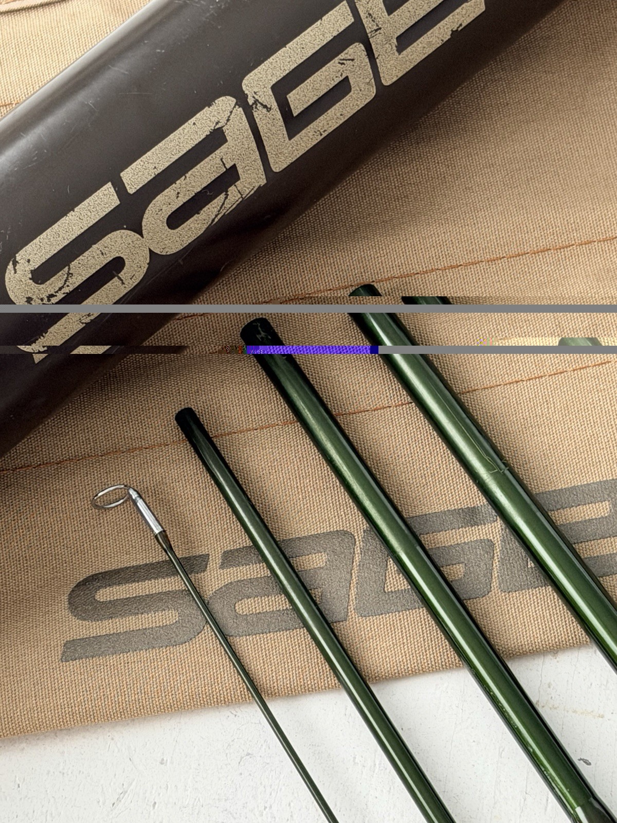 **BEAUTIFUL** 🔥 SAGE Z-AXIS Switch/Spey 6wt. 11’ft~4pc FlyRod!! ~LEGENDARY~ 🔥