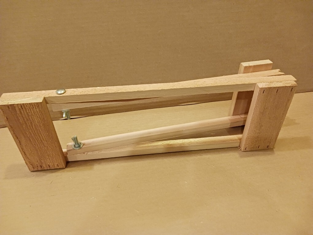 Ice Fishing Tip Down Made From Cedar. No Fishing Pole Included.