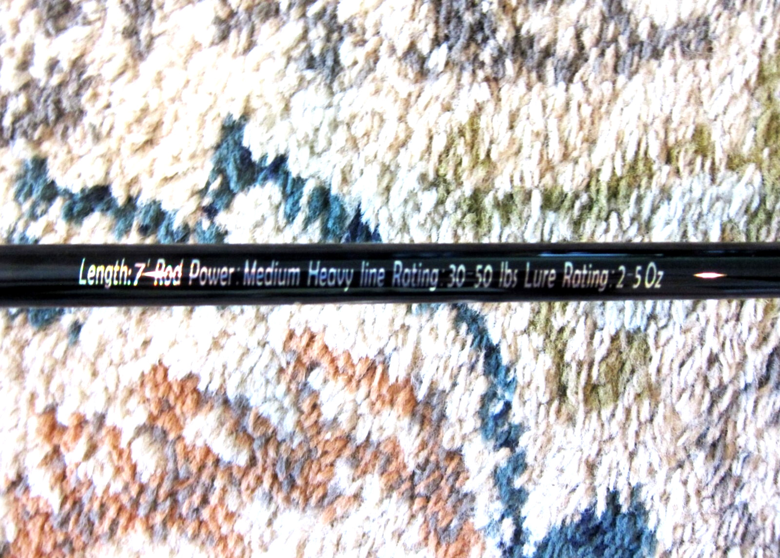 FibLink Aquaman A-3050 2-PC Stand-Up/Jigging Rod w/Case: 7′; 30-50lb – NEW!!!