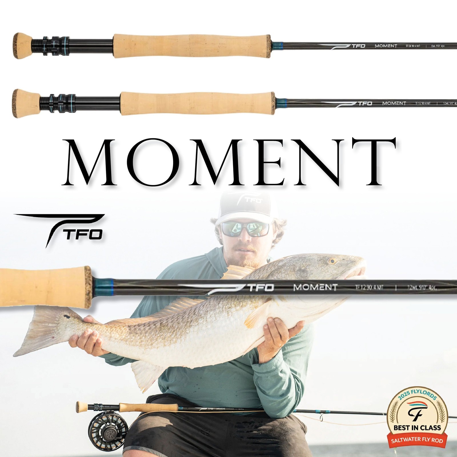 TFO Moment 12wt 9’0″ Saltwater Fly Rod | Lifetime Warranty FREE SHIPPING