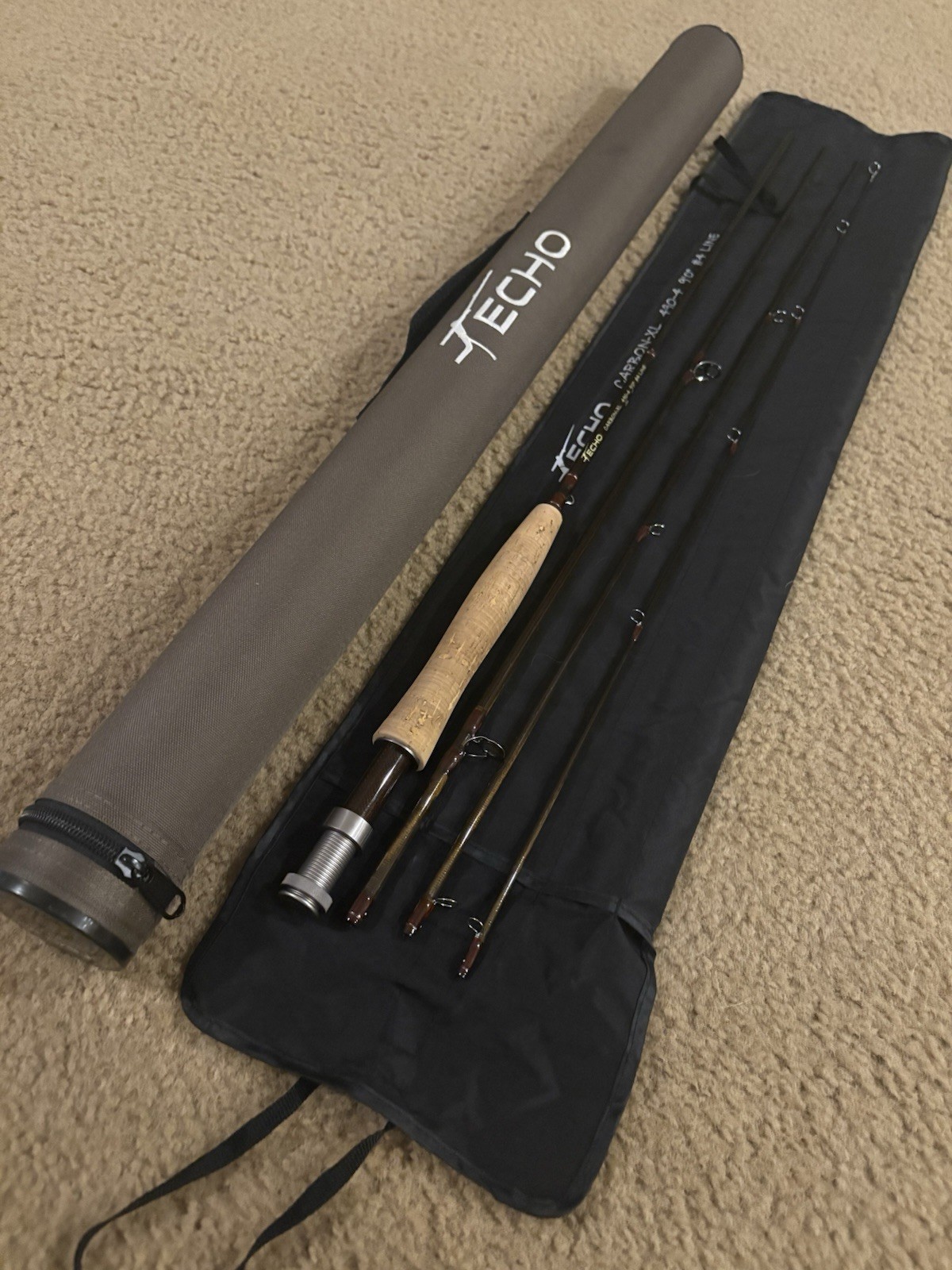 Echo Carbon XL 490-4 Fly Fishing Rod 4wt, 9’0″
