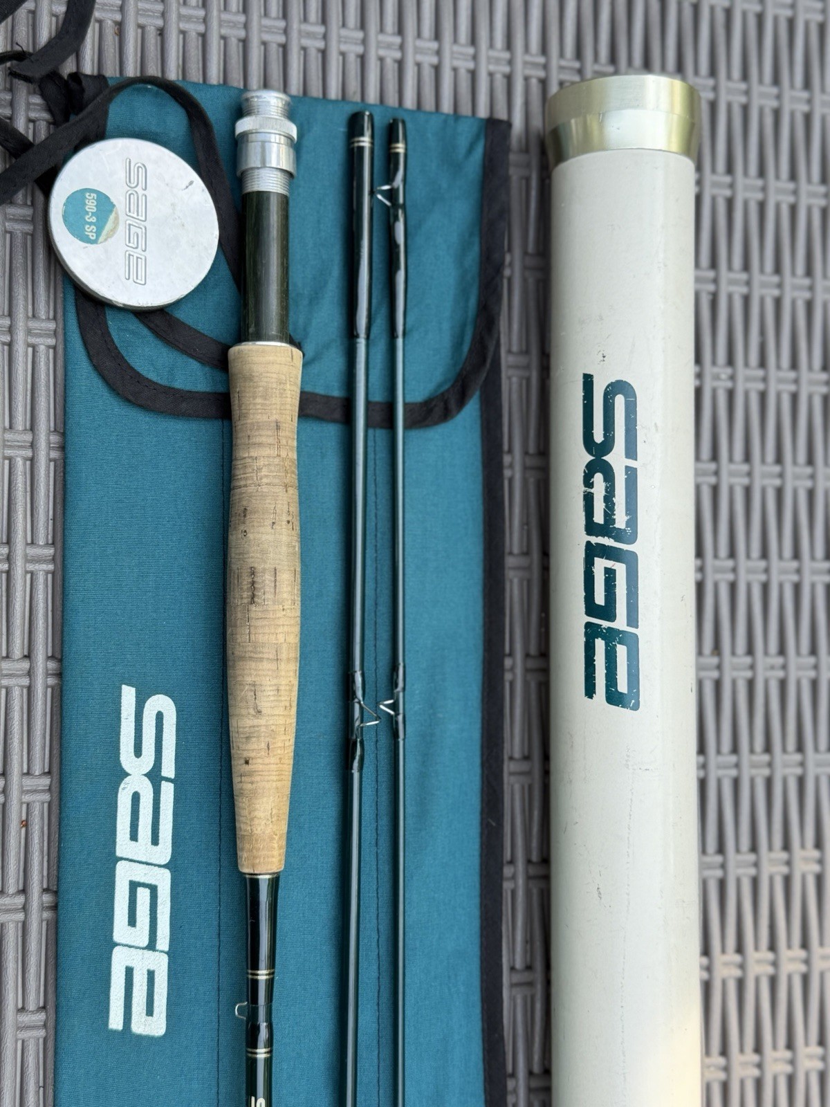 Vintage classic Sage Graphite IV 590-3 SP fly rod