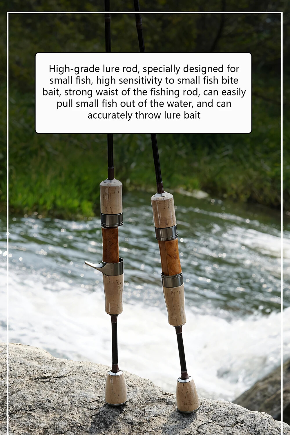 Lure Fishing Rod Carbon Fiber Spinning Casting Rod 5.1ft 5.5ft 6ft Ultra-Light