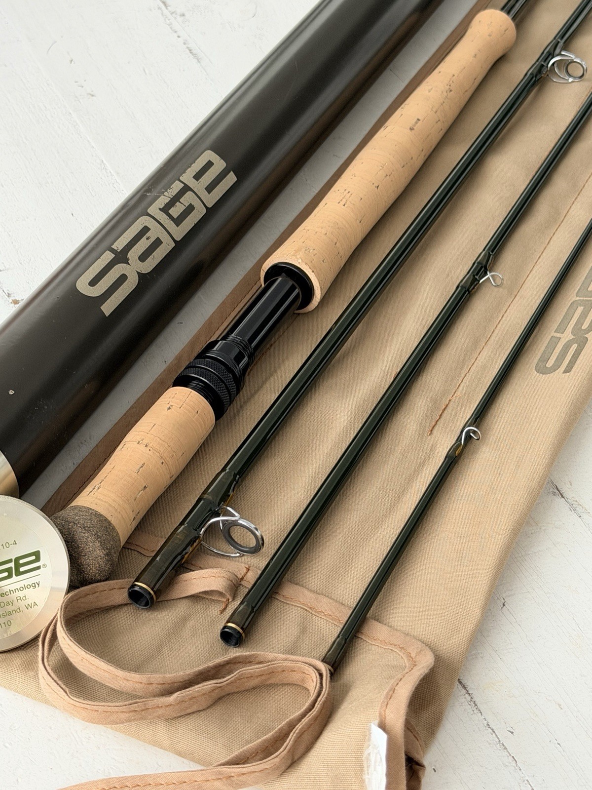 **BEAUTIFUL** 🔥 SAGE Z-AXIS Switch/Spey 8wt. 11’ft~4pc FlyRod!! ~LEGENDARY~ 🔥