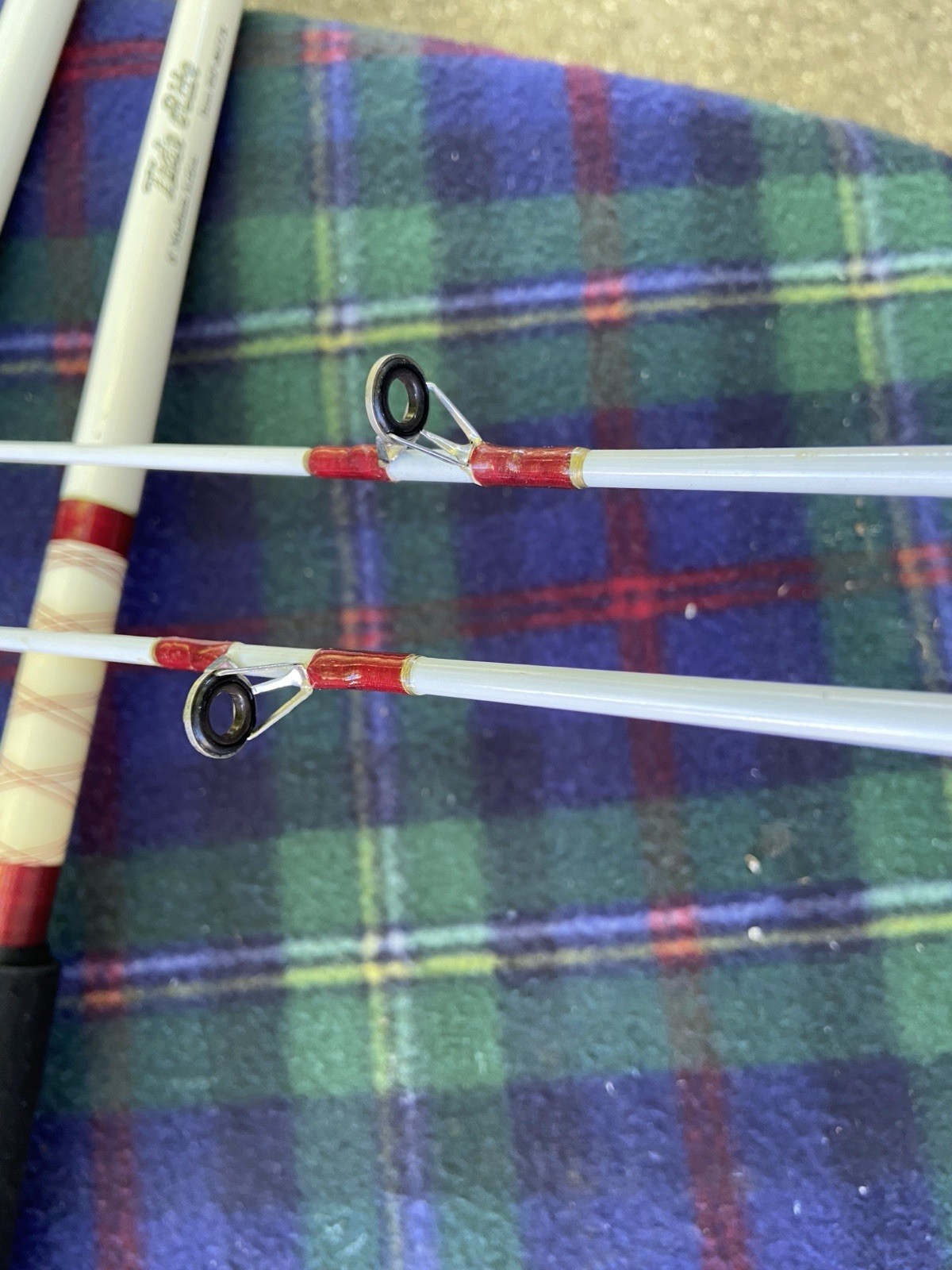 PAIR OF EXCELLENT CONDITION TIDE RITE 8′ MEDIUM ACTION SPINNING RODS
