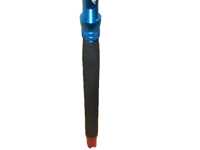 CUSTOM CONVENTIONAL BOAT ROD 7′ RED WHITE BLUE PEARL MARBLE 25-50 LB TURBOS NEW
