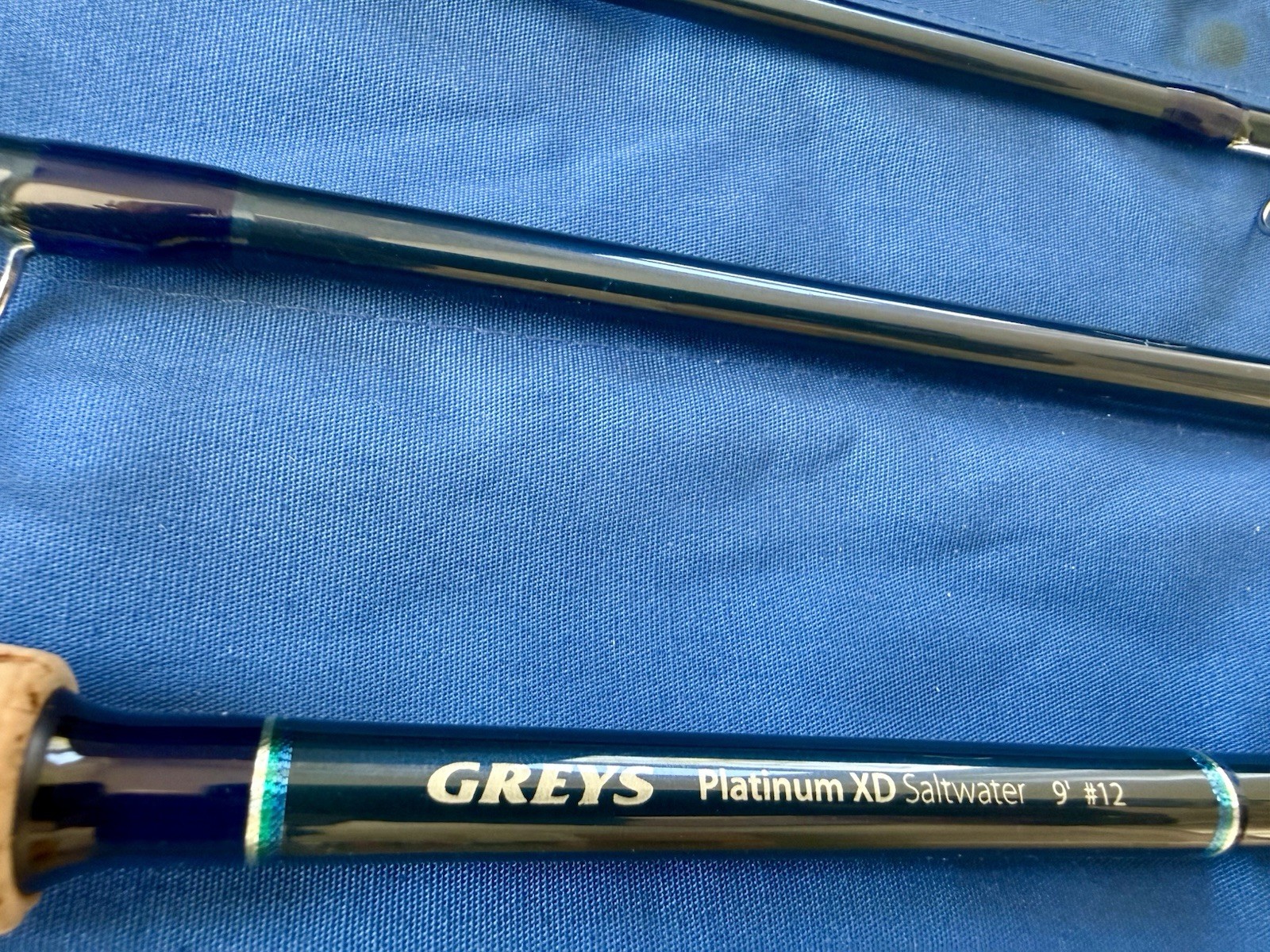 Greys Platinum 9 Foot #12 4 Piece Saltwater Fly Rod with Bag & Tube