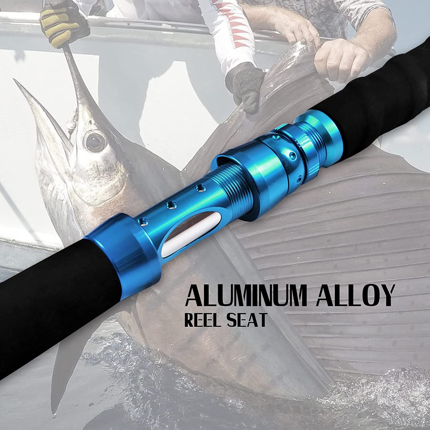 Saltwater Graphite Glass Jig Jigging Casting Rod Deep Sea Offshore Fishing Pole
