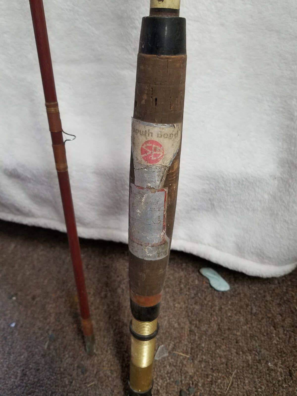 Vintage SOUTH BEND Classic I Fiberglass 9′ 0″ Fishing Rod