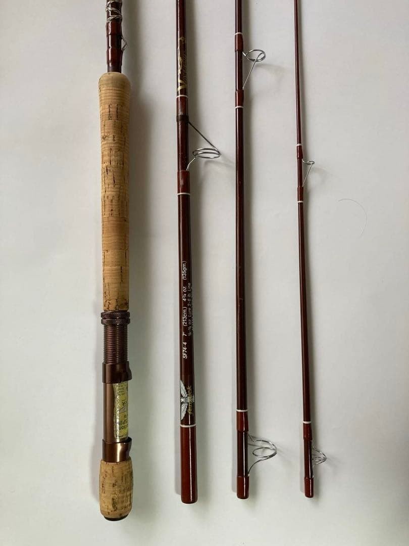 Fenwick SF744 7ft Glass Dual Wield Pack Rod Fly & Baitcast Used JDM