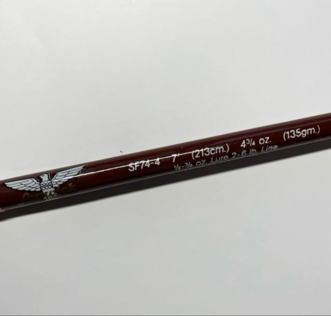 Fenwick SF744 7ft Glass Dual Wield Pack Rod Fly & Baitcast Used JDM