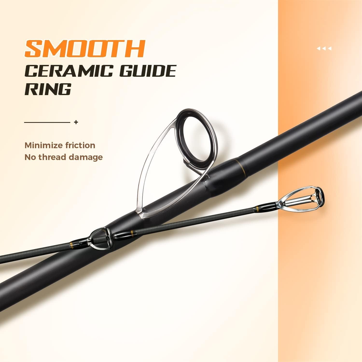 Ultra-Sensitive 15ft Graphite Spinning Rod – Fast Action for Surf Casting