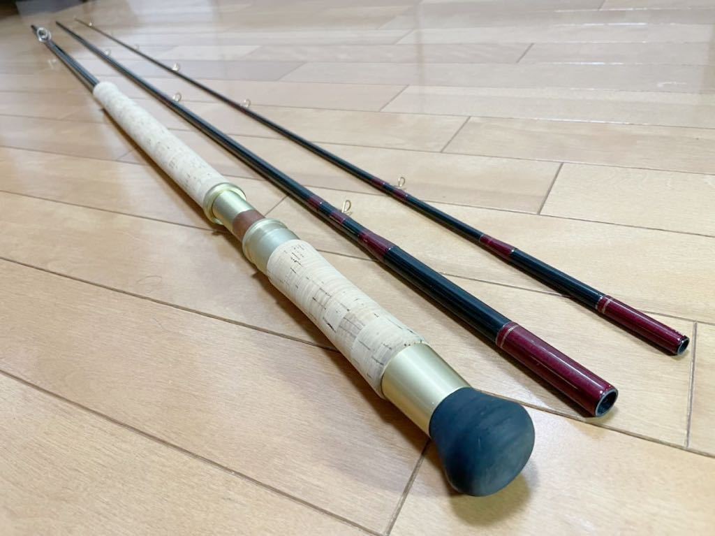 Rare ORVIS TRIDENT 149-3 TIP FLEX12.0 14′ #9 10.3/8oz 3-piece