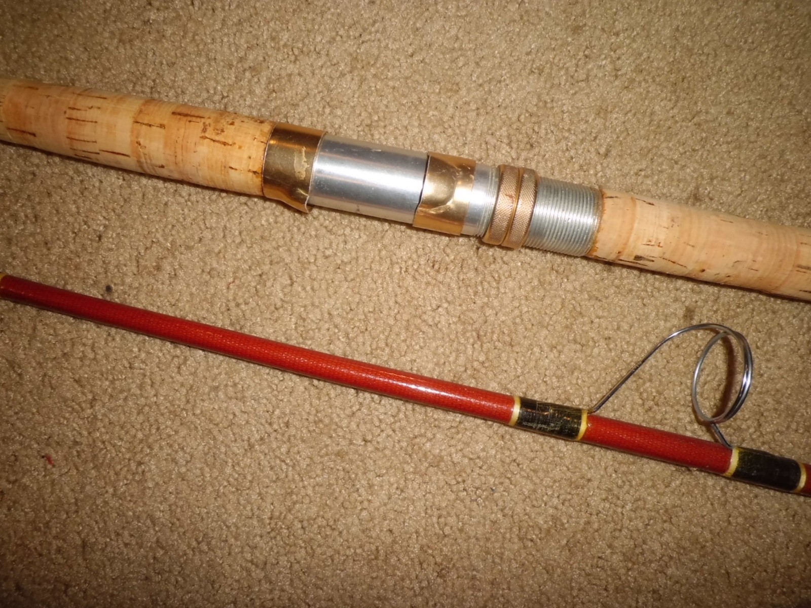 Vintage TRU-LINE Dynamo Maxima Spinning 8′ Rod made in USA