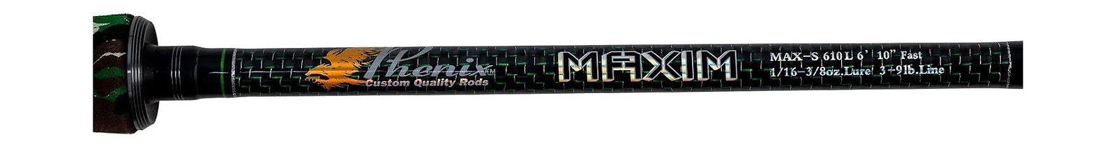 Phenix Rods Maxim Spinning / 6′10″ / 1 PC / 3-9 LB LINE Rating/Fast