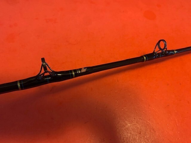 SEEKER BLACK STEEL GRAPHITE G 660H-6′ C 6 FOOT 30 TO 80 POUND RATED FISHING ROD