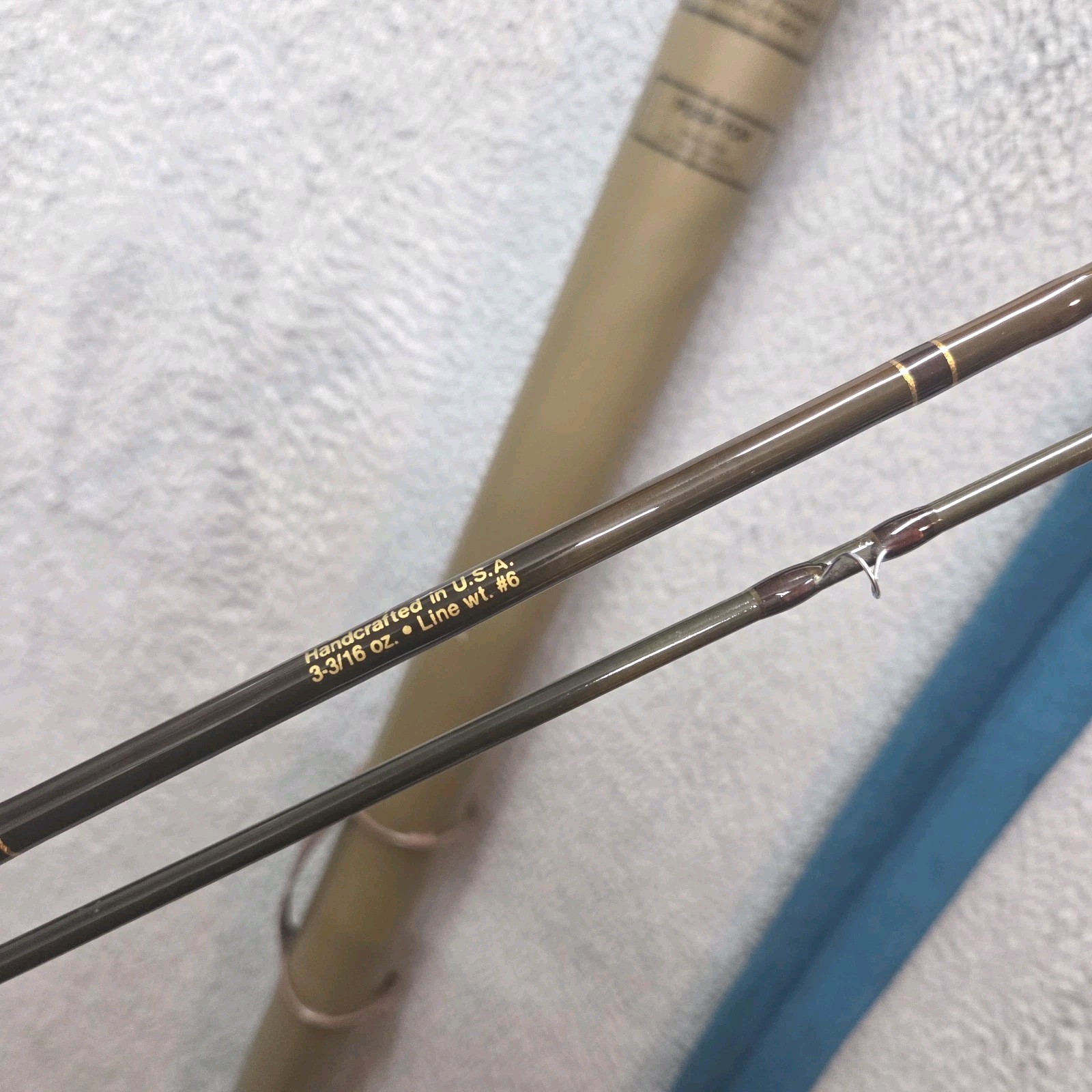 Vintage Esprit Graphite by Lamiglas F906.9 fly rod. Tube Is For Reference.