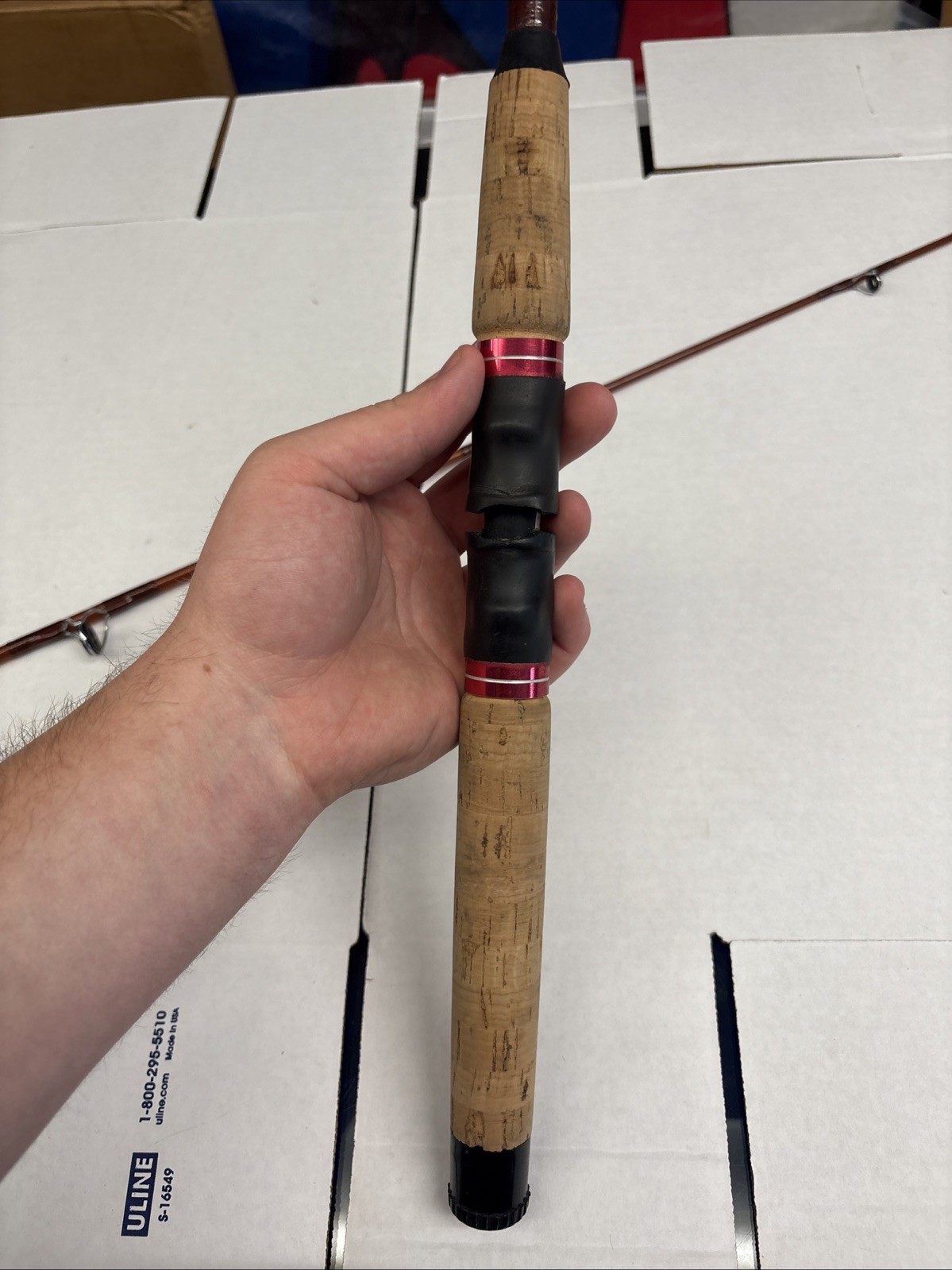 Vintage Quick Finessa 6060 Fishing Rod 6’ 2 Piece