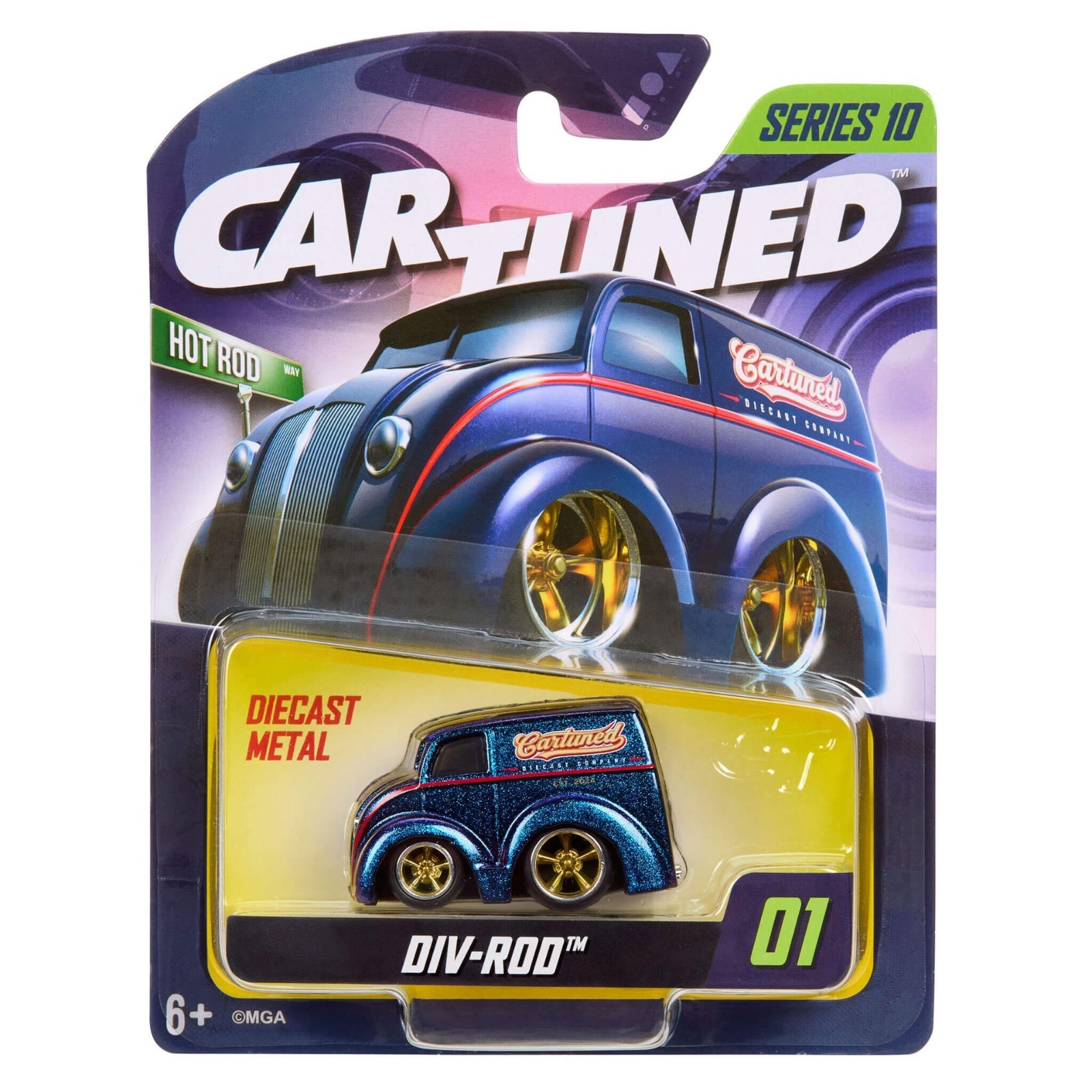 CarTuned 2026 Series 10 Mainline Div-Rod #1 1:64 Scale Diecast Model Car
