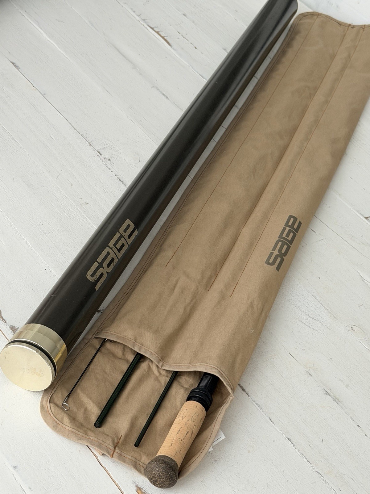 **BEAUTIFUL** 🔥 SAGE Z-AXIS Switch/Spey 6wt. 11’ft~4pc FlyRod!! ~LEGENDARY~ 🔥