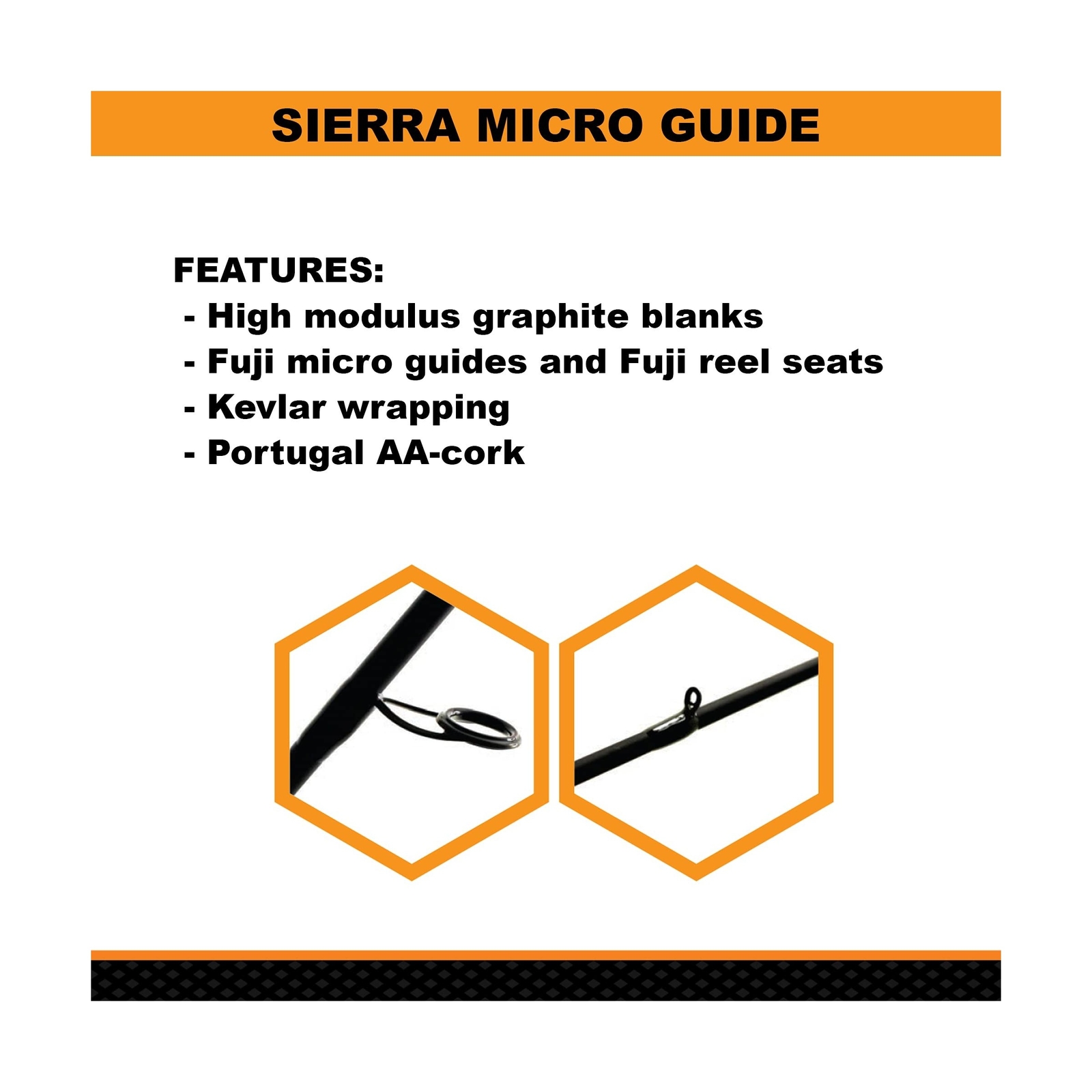 Sierra Micro Casting / 7’0″ / 1 PC / 10-20 LB LINE Weight / 1/4-1 OZ Lure Wei…