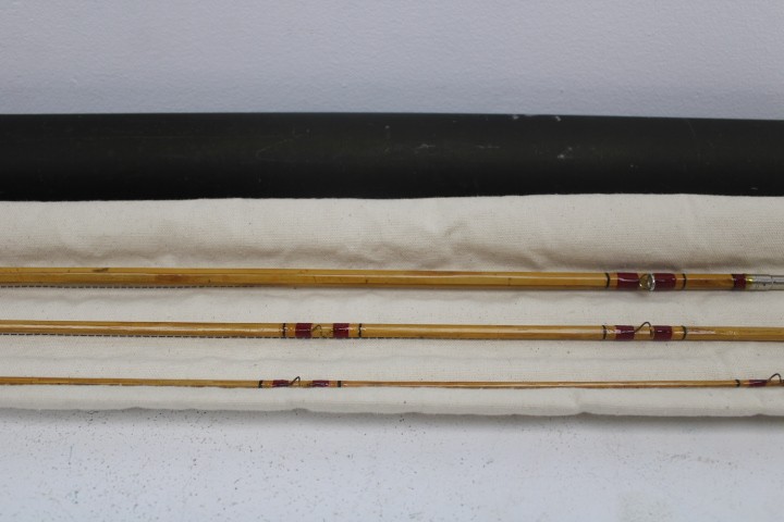 Kingfisher Fly Fishing Fly Rod 4 Piece Vintage 9’0″ Brown