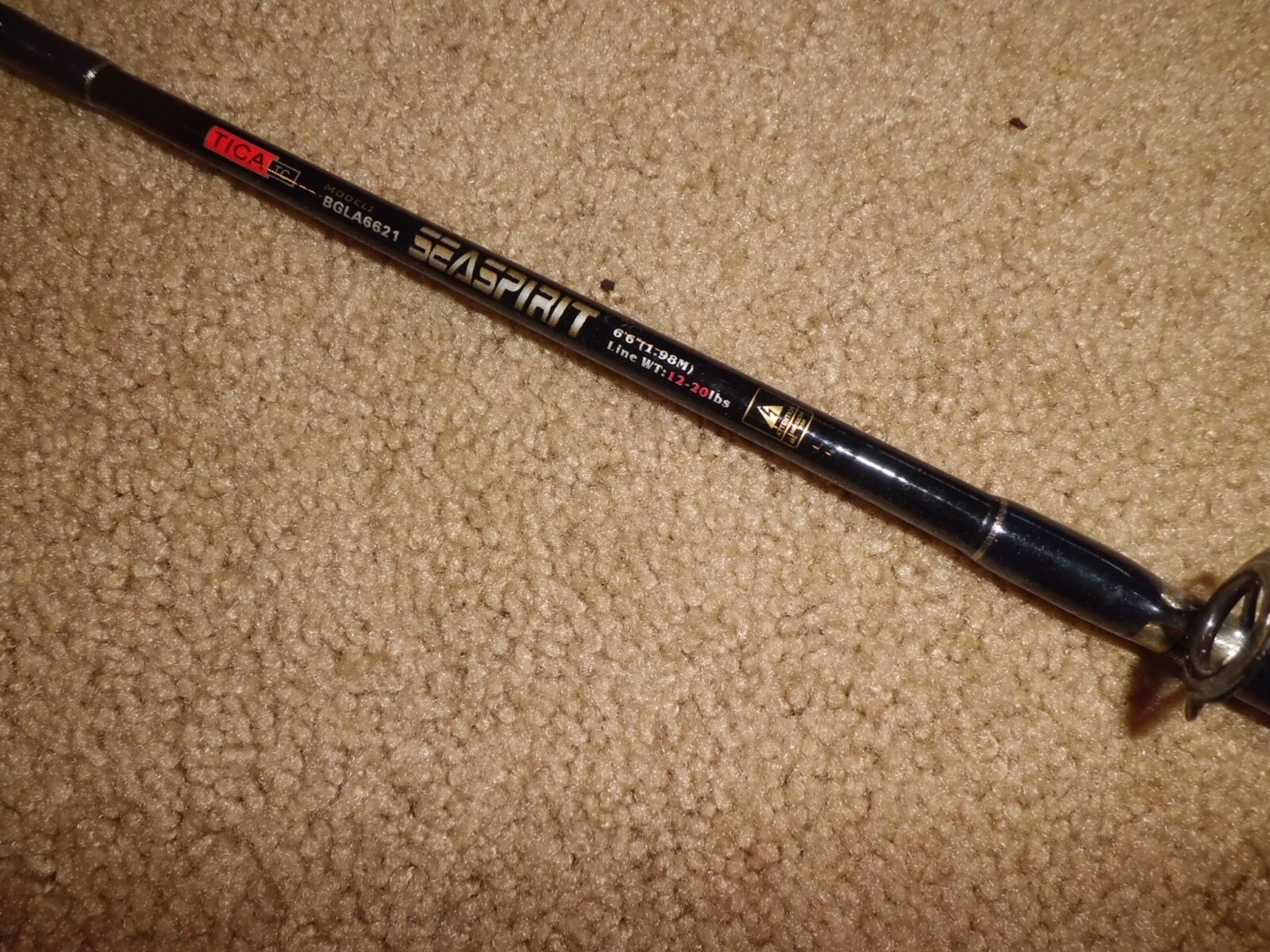 TICA Seaspirit BGLA6621 Coventional 6’6″ Rod- 12-20 lb test