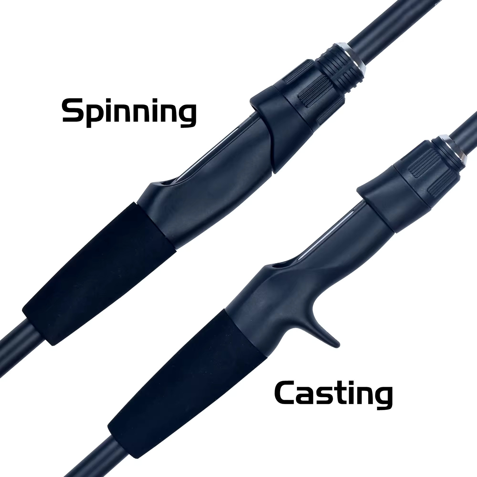 Carbon Travel Fishing Rod 4-Section Spinning Casting 5-25g Fast Action Trout Pol