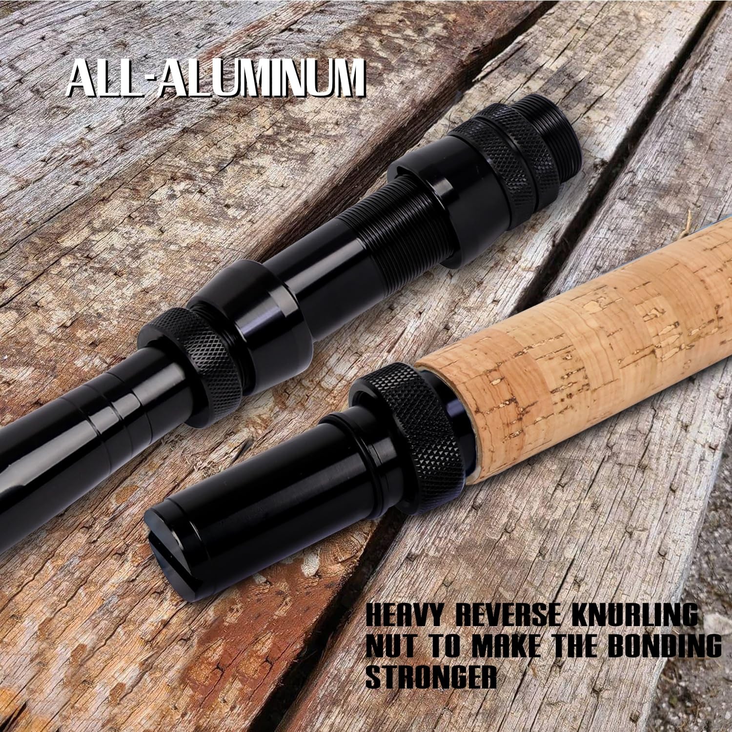 Fiblink Saltwater Offshore Fishing Rod 2 Piece Portable Deep Sea Trolling Rod…