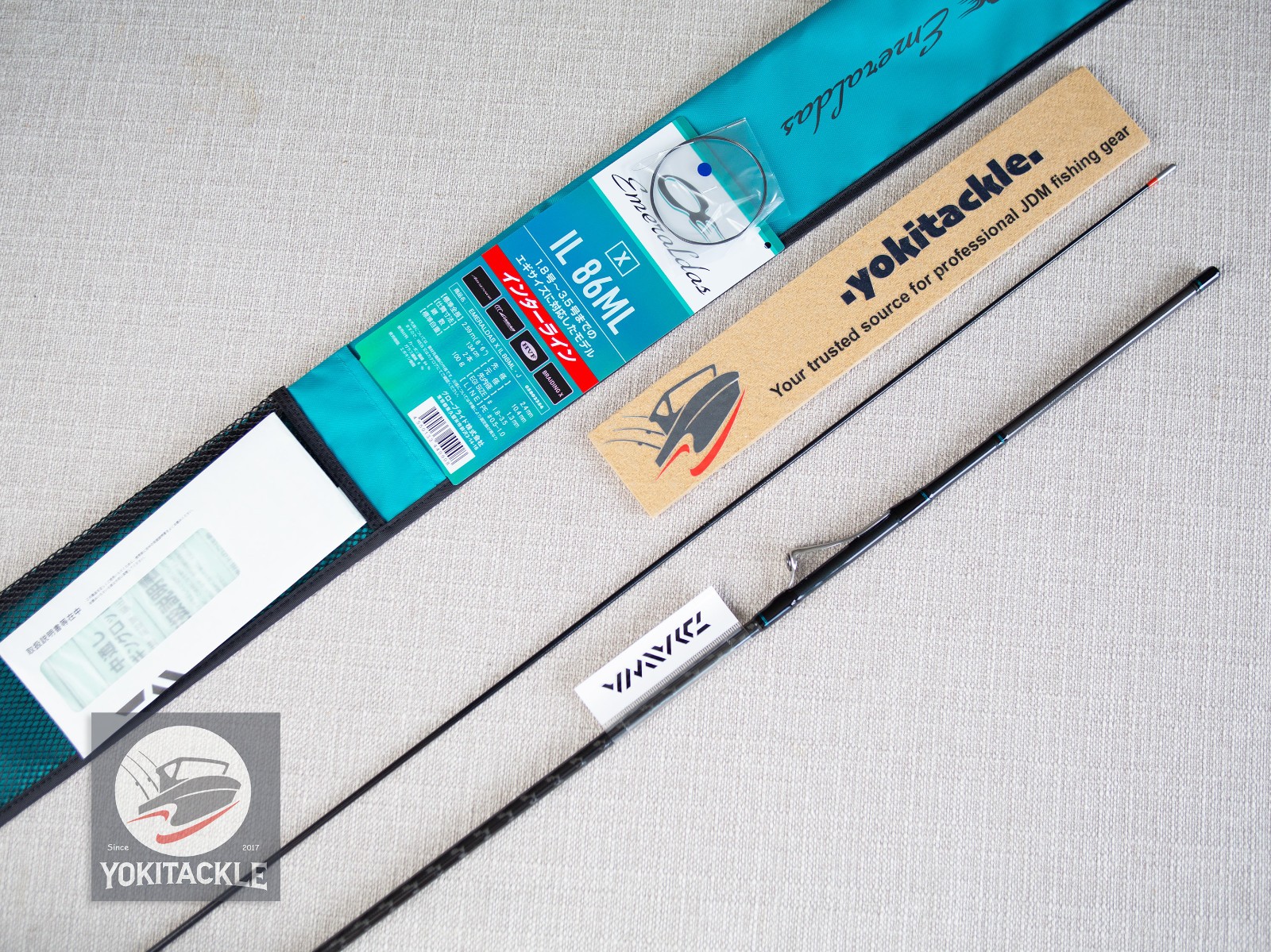 Daiwa 25 EMERALDAS X IL 86ML-J Inter Line Spinning Rod for Eging