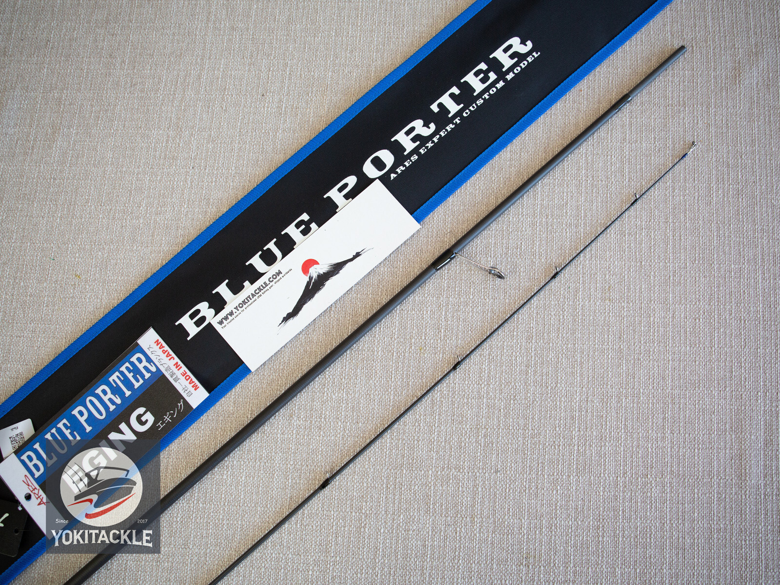 UZAKI NISSIN Ares Blue Porter EG 8.6-L Eging Spinning Rod