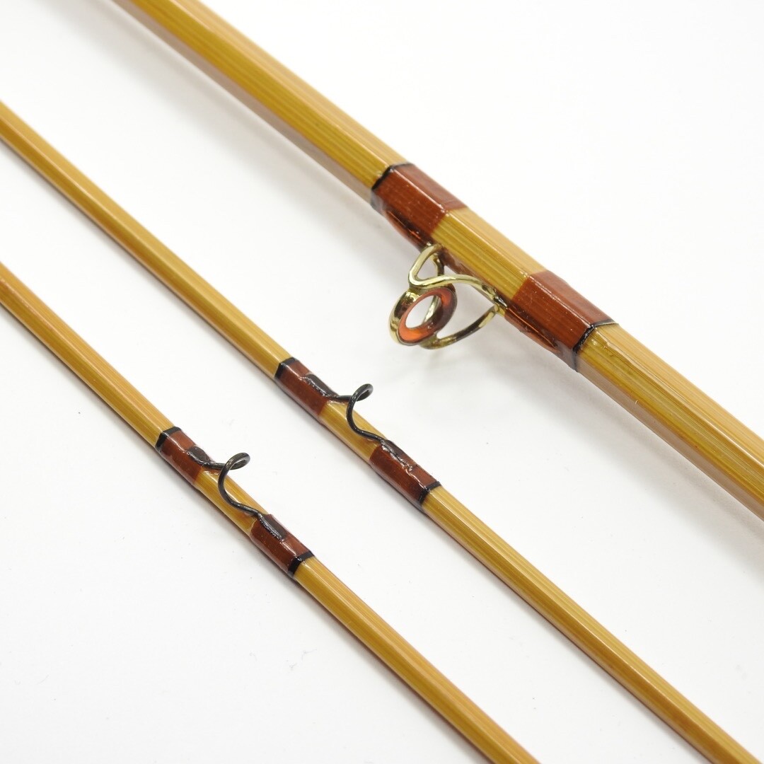 Dennis Stone Bamboo Fly Fishing Rod. 7’ 4wt. W/ Tube and Sock.