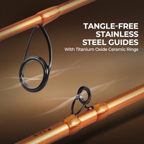 Lethal Blaze Twin-Tip Fishing Rods, IM6 Graphite Blanks Casting & Spinning