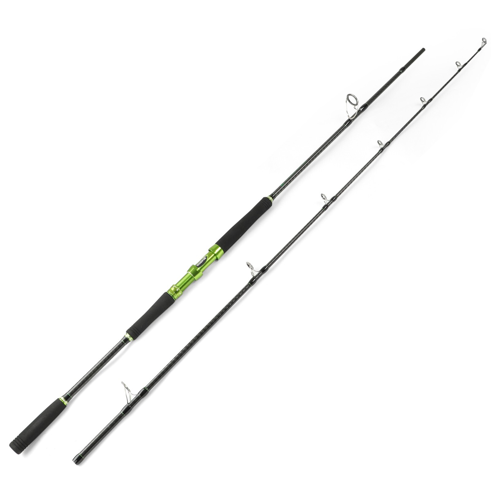 SHARHUK inshore spinning fishing rod Medium Heavy/ Heavy 2 piece 8ft Fast Action
