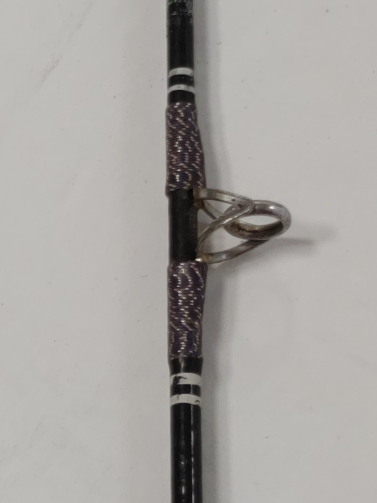 Vintage Unbranded Spin Casting Fishing Rod 6’8″ 2 Pc. CLEAN & READY DECOR