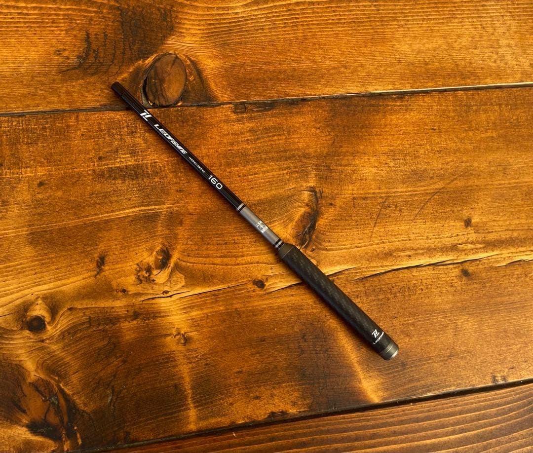 Tanago Fishing Rod 160cm Black Wood Grip Swing Out Used