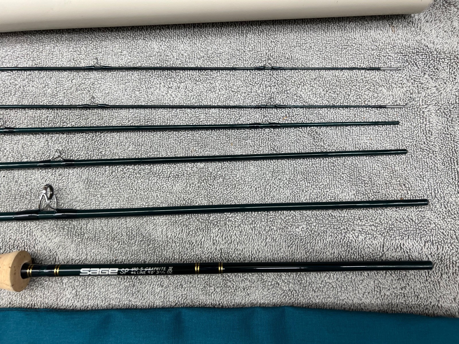 SAGE SP 690-5 Graphite IV Fly Rod 9’ 6wt 5pc 3 11/16oz with Spare Tip Section