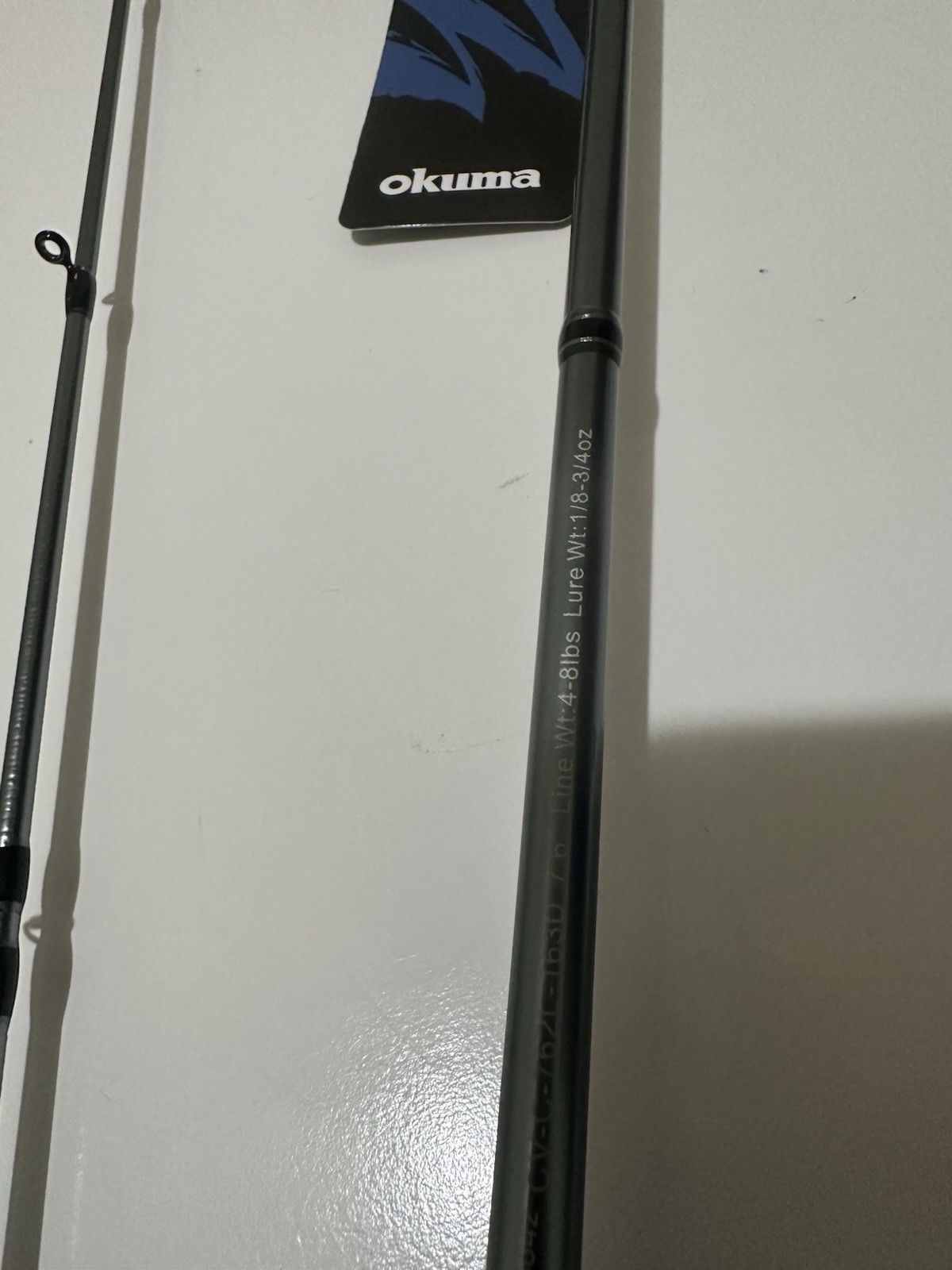 Okuma Convector Kokanee 7’6″ Light Moderate Casting Rod Graphite Cork 2pc 4-8lb